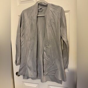 SALE: 3/$20 - EUC - Calvin Klein - grey - long cardigan - Medium
